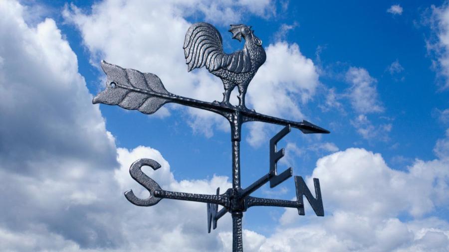 Two instruments that measure wind direction are the wind or weather vane an...