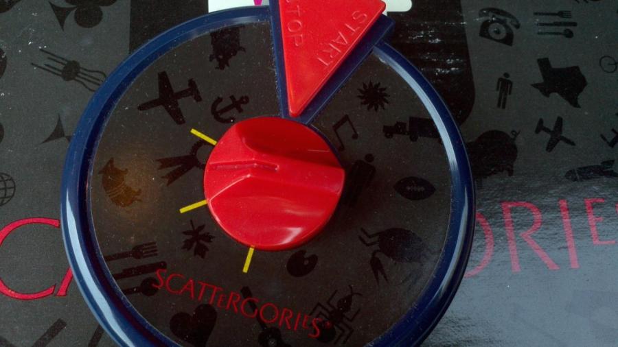 SCATTERGORIES GAME MANUAL TICK TOCK TIMER WITH ON/OFF SWITCH REPLACEMENT/SPARE 